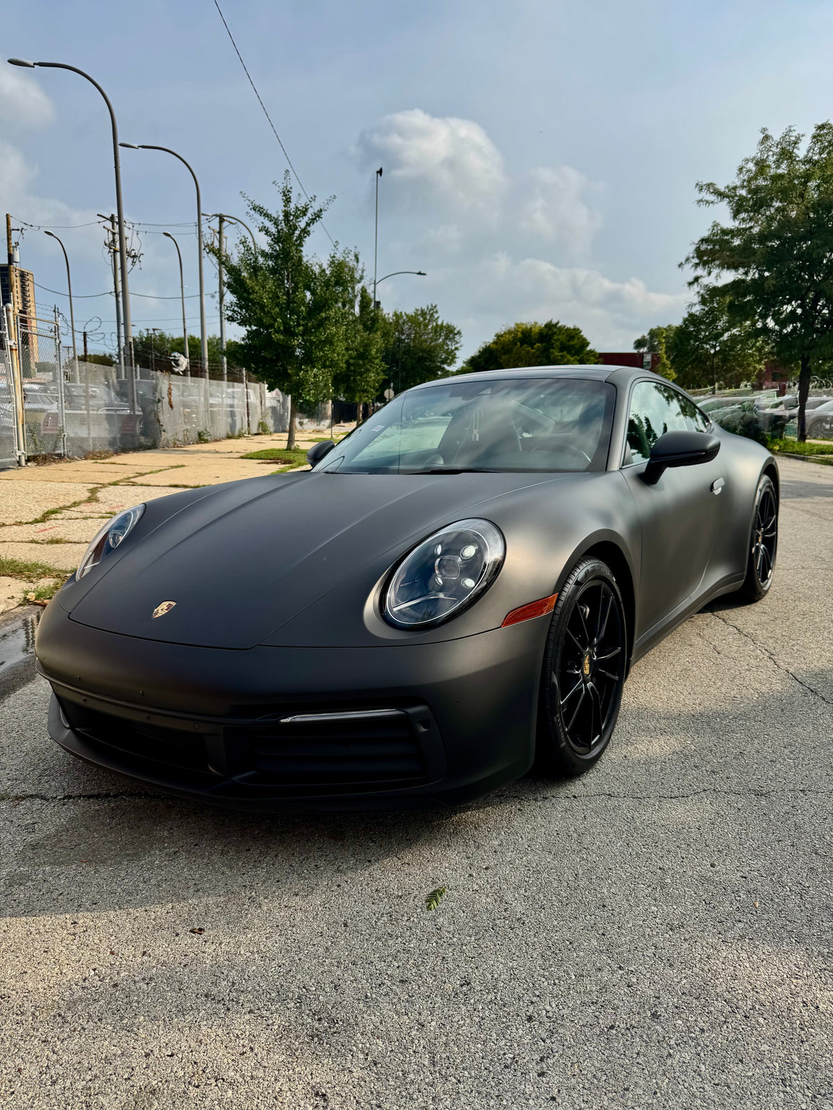 Porsche 911 - Avery Matte Black